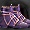 Usable by Hunters, Assassins. Excellent shoes that are made with giant silk serpent skin by alchemy.
[Enhancement:Cursed Magic Leather]