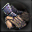 Usable by Hunters, Assassins. Gloves that are made by sewing leather pieces together to ease movement.
[Enhancement:Rough Leather]