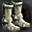 Usable by Warriors, Guardians. Shoes made by twisting steel chains.
[Enhancement:Magic Crystal]